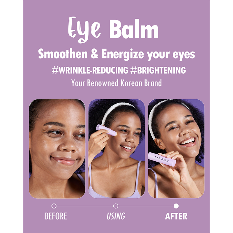 KAHI BALM SERIES - Eye Balm Stick & Moisture | Under Eye Brightener & Glow | Hydrating Stick & Multi-Purpose Korean Cream Dark Circles & Fine Lines (0.32 oz)