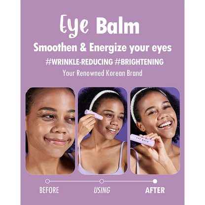 KAHI BALM SERIES - Eye Balm Stick & Moisture | Under Eye Brightener & Glow | Hydrating Stick & Multi-Purpose Korean Cream Dark Circles & Fine Lines (0.32 oz)